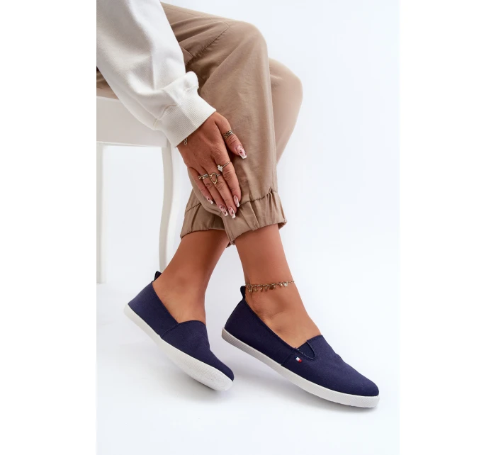 Dámské námořnické slipon tenisky modré model 21661219 - EVENTO
