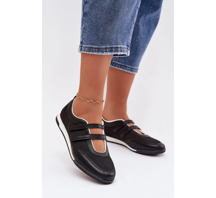 Sportovní dámské baleríny S Pásky Černé Farvessa