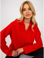 Dámsky sveter LC SW 2261 .00P červená - FPrice