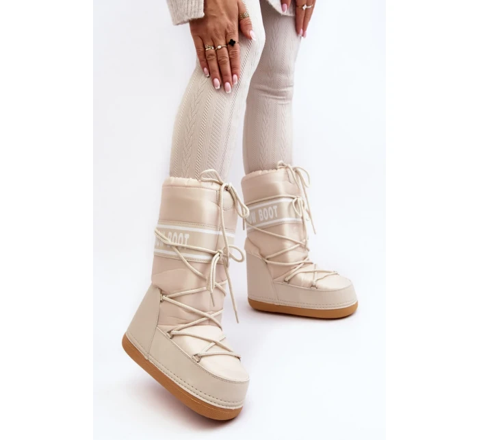 Snehové topánky model 188644 Krok vo veľkom štýle Snehové topánky model 188644 Krok vo veľkom štýle