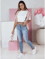 Dámské úzké džínové kalhoty s vysokým  Dstreet model 21983629 - FashionStreet