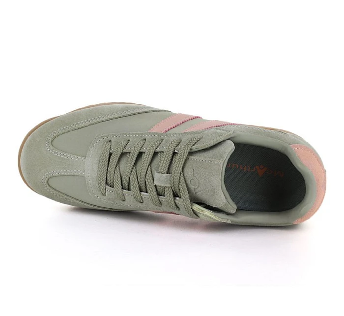 Dámské kožené sportovní polobotky zelené model 22116009 - McArthur