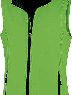 R Dámská 2vrstvá softshell vesta "Printable" 30. green/black model 22428230 - Result