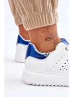 Damskie Sportowe Buty Biało-Niebieskie Be First! Damskie Sportowe Buty Biało-Niebieskie Be First!