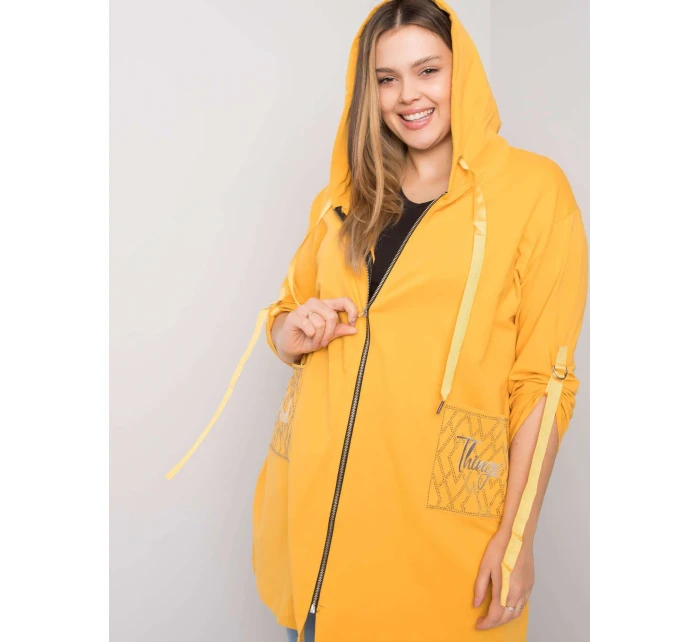 Mikina RV BL model 17419991 tmavě žlutá - FPrice Mikina RV BL model 17419991 tmavě žlutá - FPrice