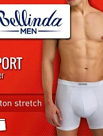 Pánske boxerky SPORT BOXER Šedá - BELLINDA