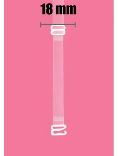 Silikónové remienky Julimex RT-105 18 mm biely kov