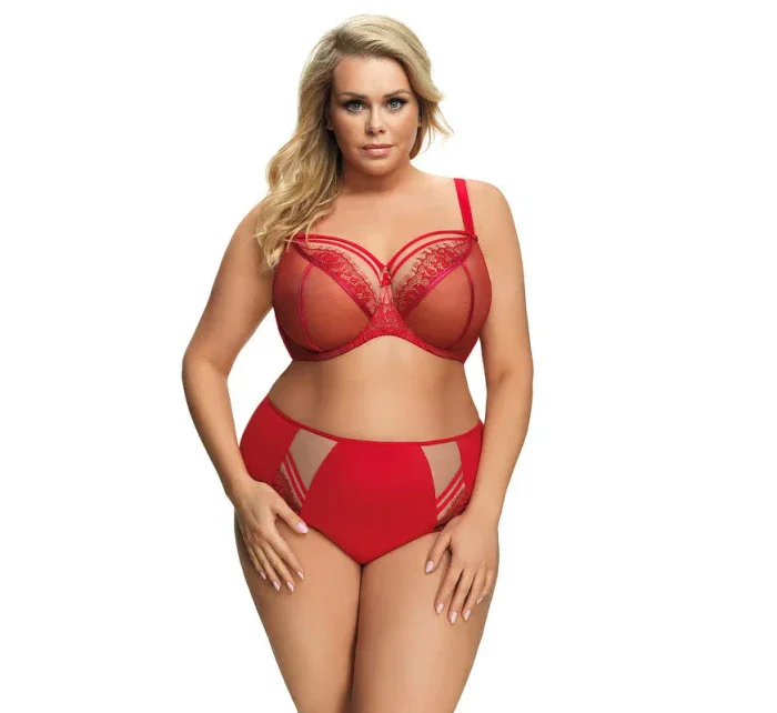 Gorsenia K 497 M-3XL Paradise spodný diel plaviek červený