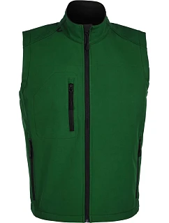 SOL'S Men Pánská 3-vrstvá softshellová vesta bottle green model 22523137