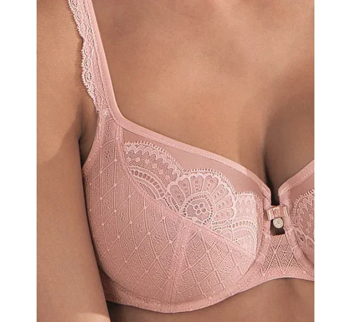 Selma podprsenka s kosticou 5634 rosewood - RosaFaia