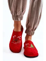 Domácí pantofle Big Star KK276017 Červeno-béžová Domácí pantofle Big Star KK276017 Červeno-béžová