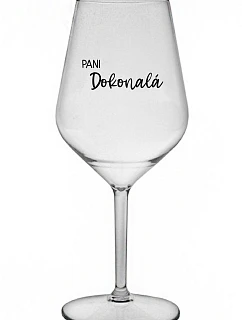 PANI PERFECT - priehľadný nerozbitný pohár na víno 470 ml