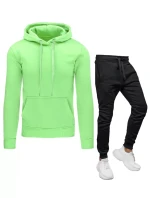 FashionStreet pánska zeleno-čierna tepláková súprava AX0646z