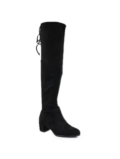 Dámske zateplené čižmy nad kolená čierne Sergio Leone KZ25413