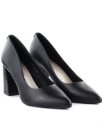 Sergio Leone čierne lodičky na podpätku PB216