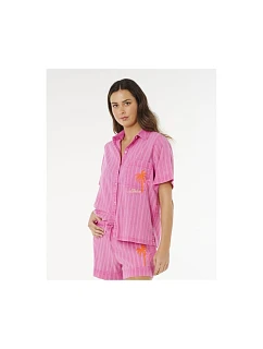 Koszulka damska Malibu Shirt różowa model 22245819 - Rip Curl