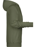 Dámská raglánová mikina s kapucí 02. olive model 22430576 - Daiber