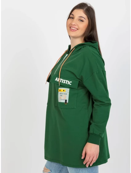 Mikina RV BL model 18385423 tmavě zelená - FPrice