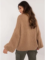 Sweter TW SW BI model 22556690 camelowy - FPrice Sweter TW SW BI model 22556690 camelowy - FPrice