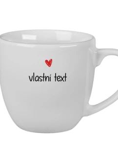 Vlastní text na keramický hrnek 400 ml 