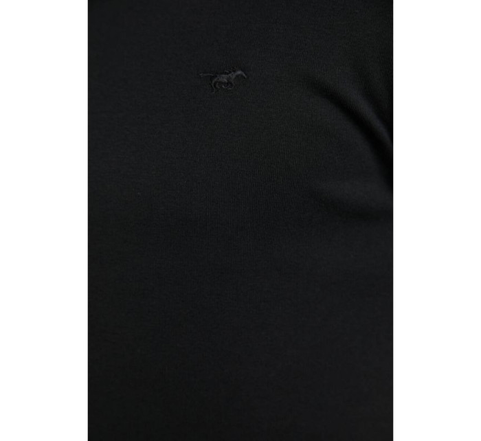 Pánske tričko Aaron V Basic M 1008814 4142 Čierna - Mustang