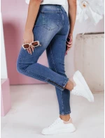 Dámske džínsové nohavice WERNI navy blue FashionStreet UY2366