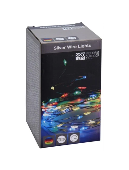 DRÔTENÉ SVETLÁ GIRLANDA 320 VIEDOL VIACFAREBNÉ