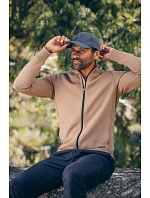 Cutter & Buck Pemberton Cardigan Full Zip Men Pánsky kardigán 68.8426 antracitová melírovaná farba Cutter & Buck Pemberton Cardigan Full Zip Men Pánsky kardigán 68.8426 antracitová melírovaná farba