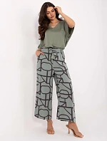 Nohavice D73771M62237G pistáciové