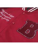 Tmavo červená dámska bunda typu bomber (16M9067-270) Tmavo červená dámska bunda typu bomber (16M9067-270)