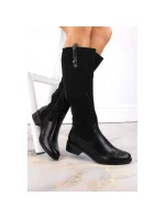 Jezzi W JEZ410A čierne zateplené čižmy