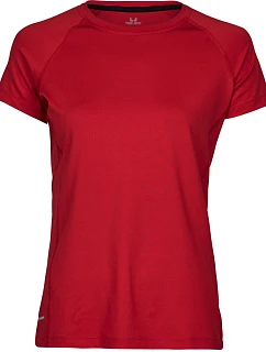 Tee Jays TJ 7021 Dámske športové tričko CoolDry 18.7021 červené