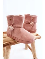 Dziecięce Botki Śniegowce Różowe May