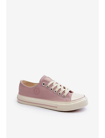 Nízké dámské tenisky Big Star model 21654816 Růžové - Big Star Shoes Nízké dámské tenisky Big Star model 21654816 Růžové - Big Star Shoes