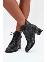 Topánky na podpätku model 218722 Krok vo veľkom štýle