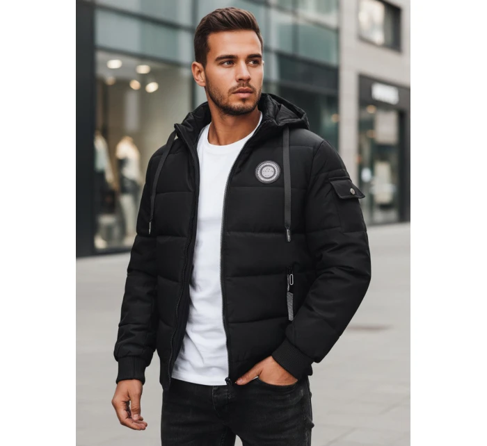 Pánská prošívaná bunda černá Dstreet model 21995316 - FashionStreet