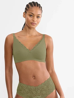 Dámska podprsenka Amourette N01 - GREEN - zelená 7855 - TRIUMPH