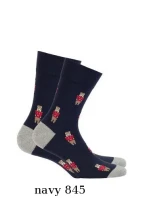 Pánske ponožky Wola Perfect Man vzorované W 94N03 Casual