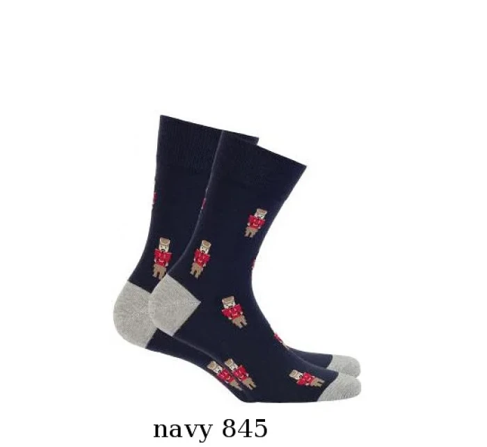 Pánske ponožky Wola Perfect Man vzorované W 94N03 Casual