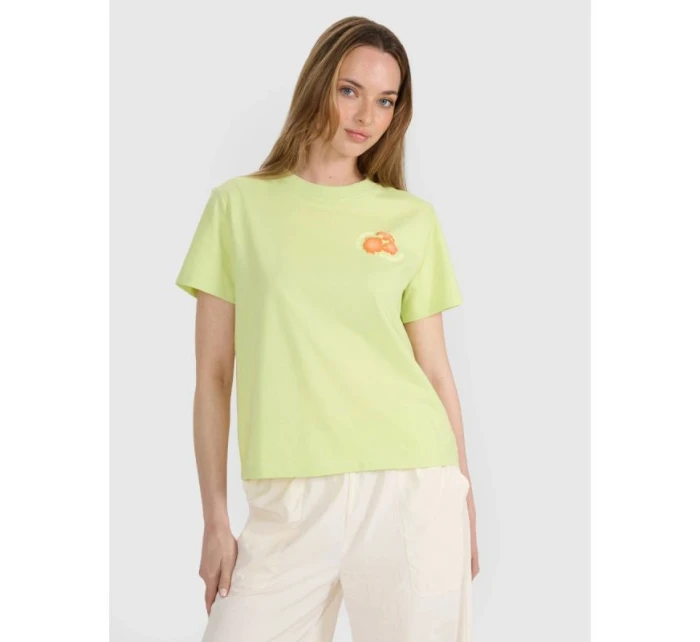 Dámske tričko oversize s potlačou 4F 4FRSS25TTSHF3160-73S Dámske tričko oversize s potlačou 4F 4FRSS25TTSHF3160-73S