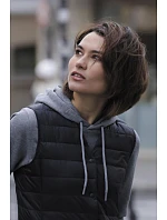 Women Dámská prošívaná vesta deep black model 22499673 - NEOBLU Women Dámská prošívaná vesta deep black model 22499673 - NEOBLU