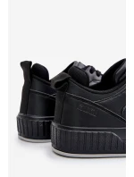 Sneakersy Męskie Z Eko Skóry Big Star OO174004 Czarne