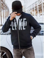 Pánská mikina na zip s potiskem tmavě modrá Dstreet model 21966625 - FashionStreet