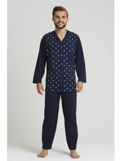 Pánské rozepínací pyžamo  dł/r model 16125373 - Gucio