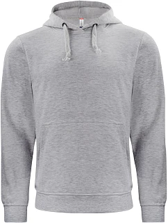 Clique Basic Hoody Unisex mikina s kapucňou 67.2131 šedá melírovaná