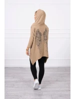 Mikina s potlačou ťavích krídel Mikina s potlačou ťavích krídel