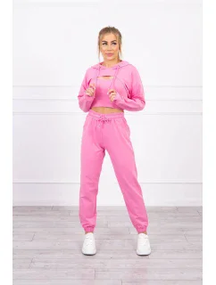 Bavlnená 3dielna sada svetlo ružová