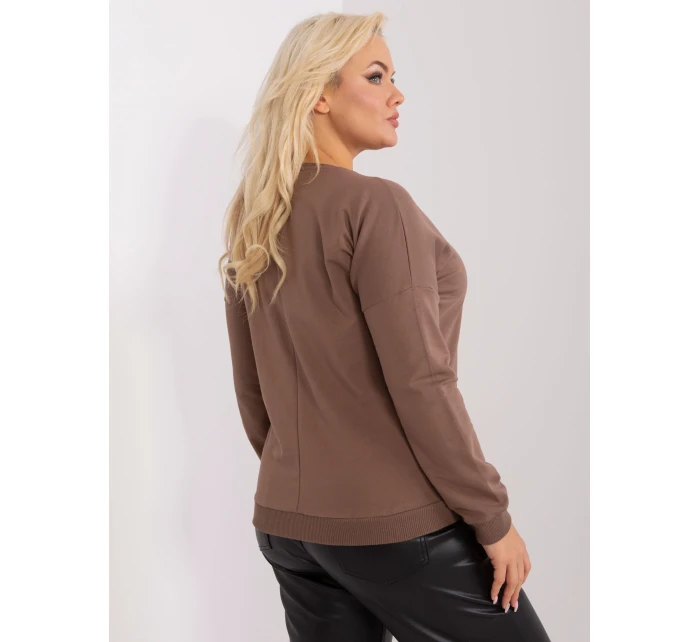 Bluzka RV BZ model 19154353 brązowy - FPrice Bluzka RV BZ model 19154353 brązowy - FPrice