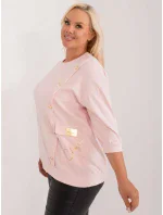 Blúzka RV BZ 9540.23X svetlo ružová