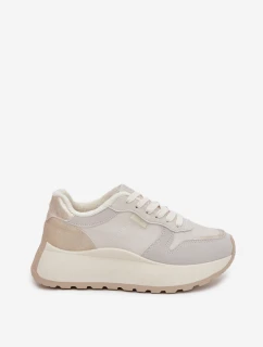 Dámske kožené tenisky Big Star HI-POLY SYSTEM - biele